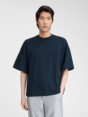 Le t-shirt multi logo JACQUEMUS+NIKE